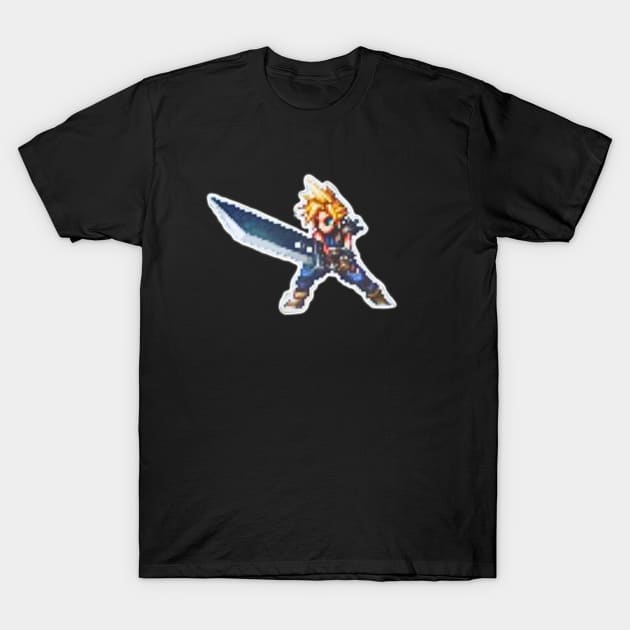 Pixel Cloud Love T-Shirt by LadyTsundere